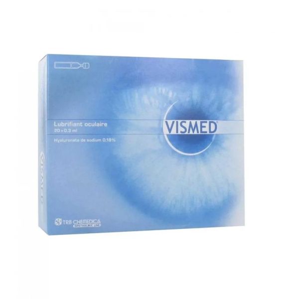 Solution oculaire stérile lubrifiante unidose - 0,3 ml - 20 unidoses