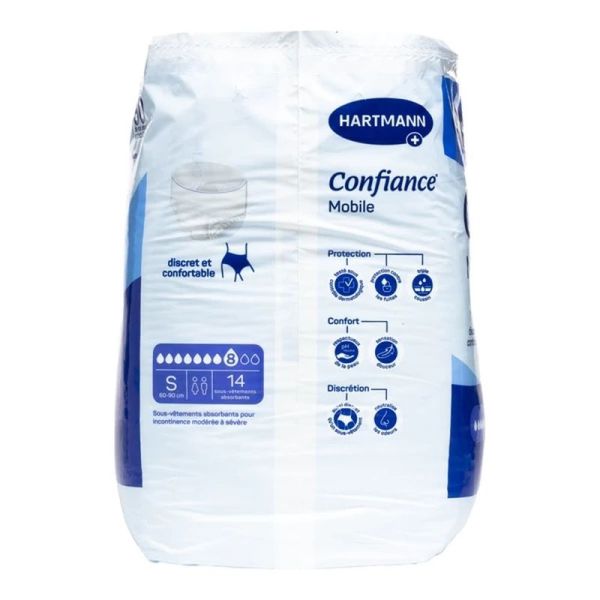 Confiance Mobile Slip 8 gouttes - Taille S (sachet de 14)