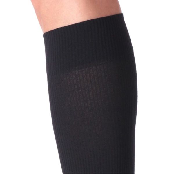 Chaussettes de Contention Mixte Classe 3 Naturel Soie - noir T3C