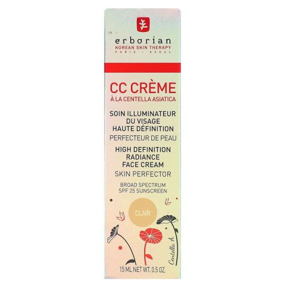 Erborian Cc Creme Clair Tube 15 Ml