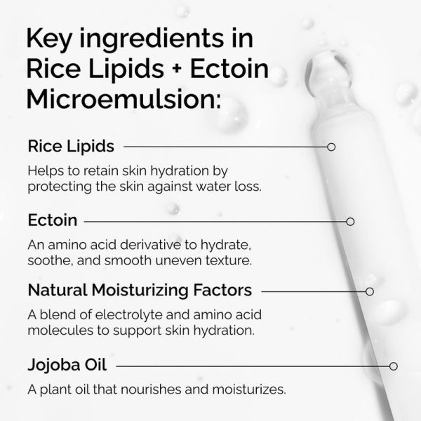Microemulsion de Lipides de Riz + Ectoïne - 60 ml