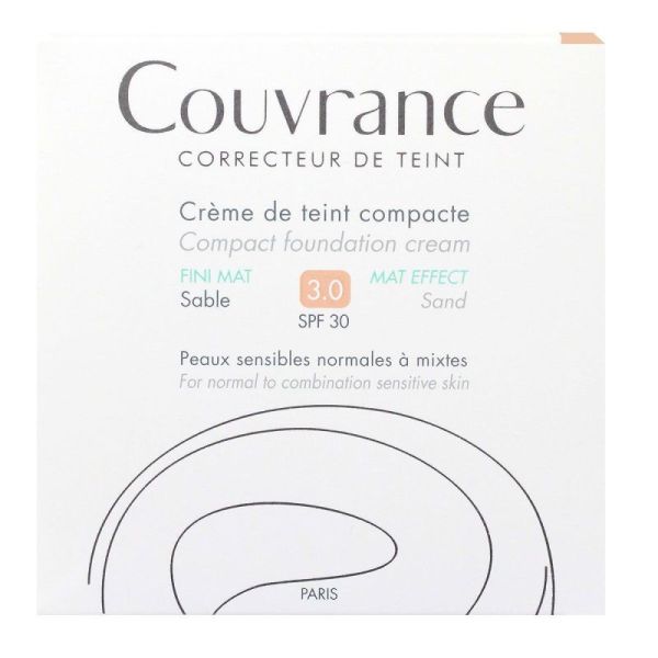 Crème teint compacte fini mat 3.0 sable 10g