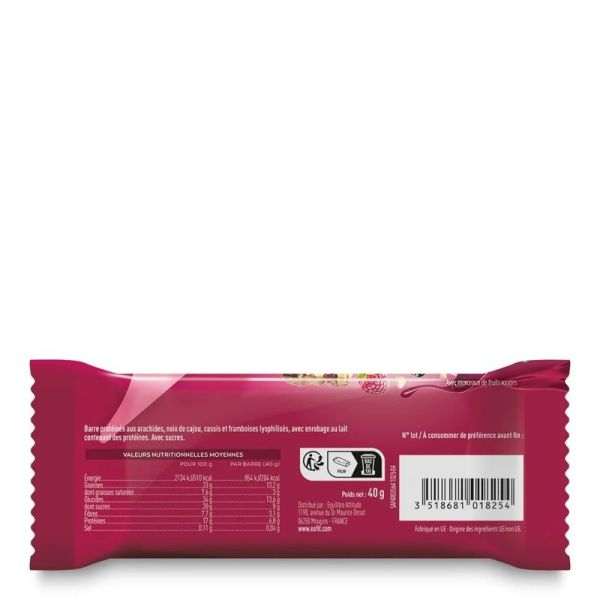 La Barre Protéinée - Barre fruits rouges noix - 40 g