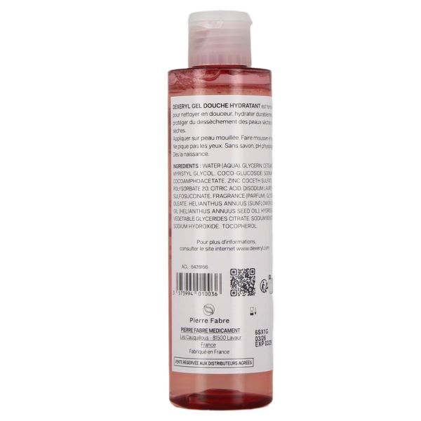 Gel douche hydratant peaux seches a tres seches - 500 ml