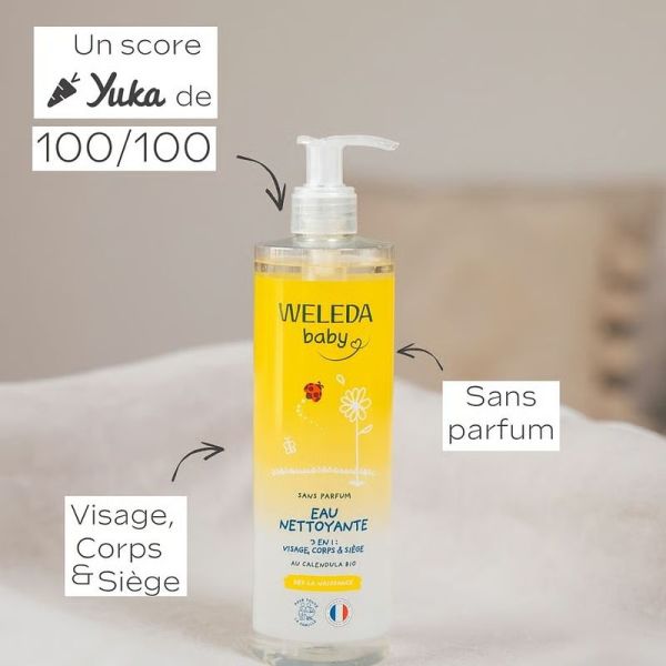 Eau nettoyante Calendula - sans parfum - 400 ml