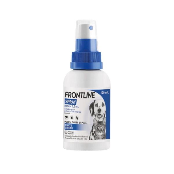Frontline Spray anti-puces et tiques - 100 ml