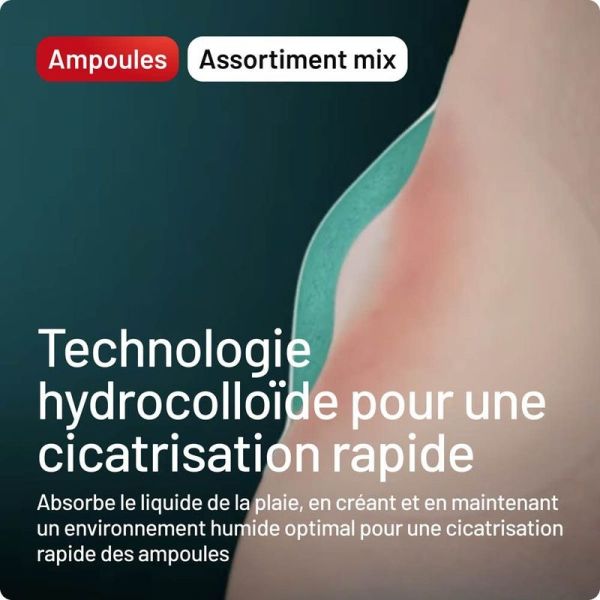 Pansements Ampoules Assortiment Pack 3 en 1 - 5 pansements
