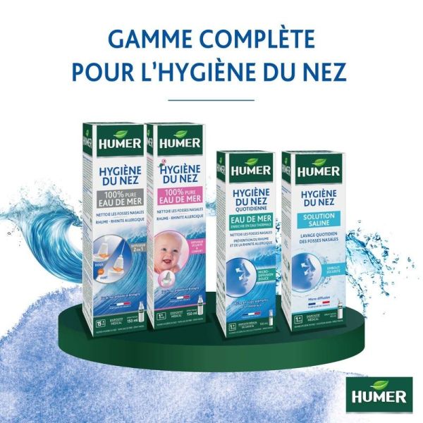 Humer Hygiene du Nez Spray Nasal Solution Saline - 100 mL