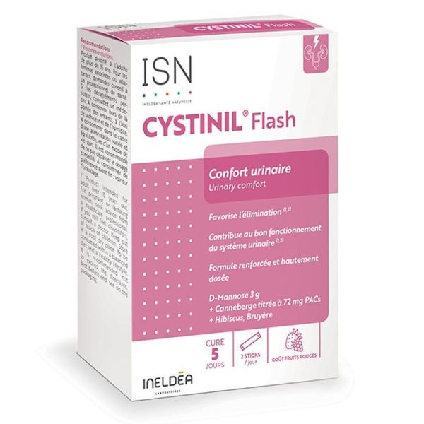 Cystinil Flash Confort Urinaire - 10 sticks