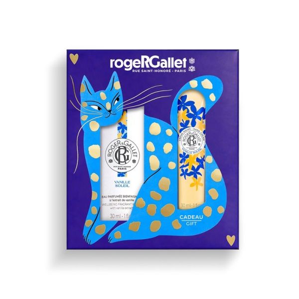 Coffret Noël Eau Parfumée Bienfaisante + Crème Mains Bienfaisante - Vanille Soleil - 30 ml + 30 ml