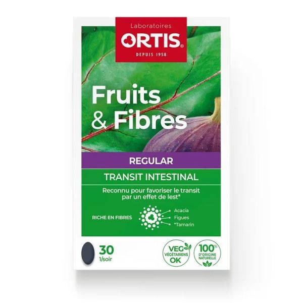 Fruits & Fibres Regular - 30 comprimes