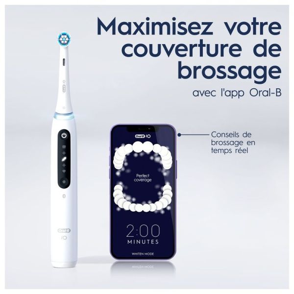 iO 5 Brosse à dents électrique connectée - Blanche