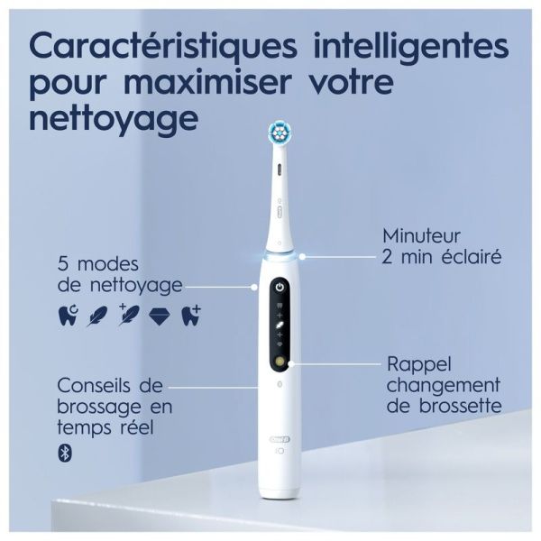 iO 5 Brosse à dents électrique connectée - Blanche
