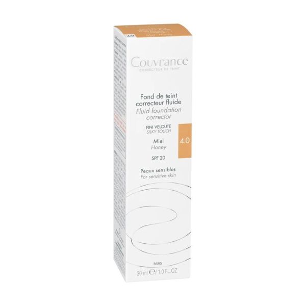 Fond de teint correcteur fluide Miel - 30 ml
