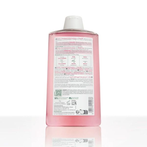 Shampooing apaisant et anti-irritant a la pivoine bio - 400 ml