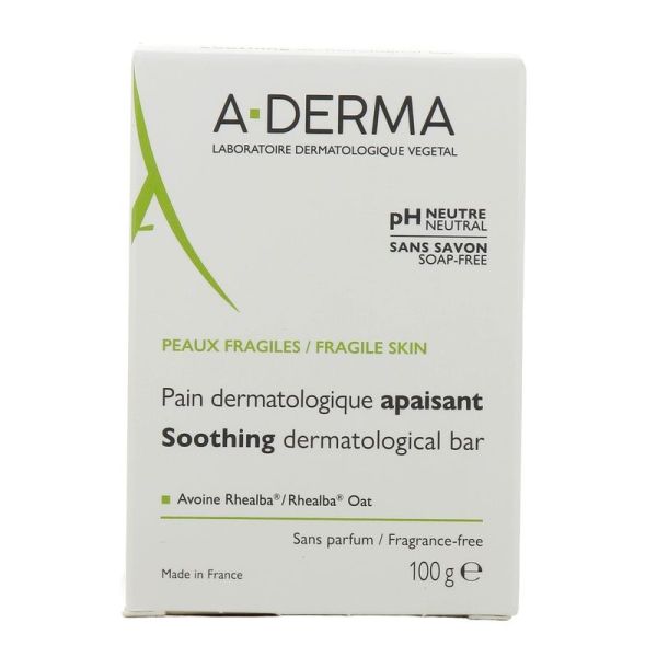Pain Dermatologique Apaisant - 2 x 100 g