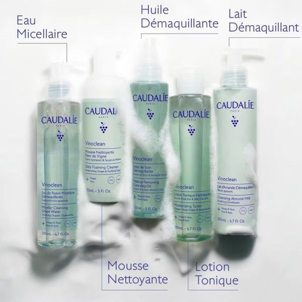 Lait d'Amande Démaquillant Vinoclean - 400 ml