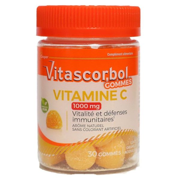 Vitascorbol Gommes Vit.c 1000Mg X30