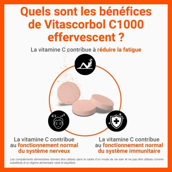 C1000 - Pêche - 15 comprimés effervescents