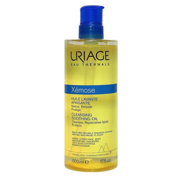 Uriage Xemose Huile Nettoyante Pomp 500Ml