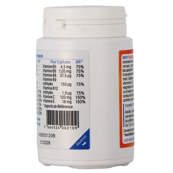 ERGYTONIC Fatigue Intense - 60 gélules