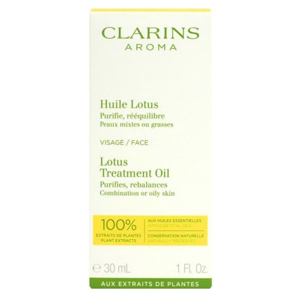 Clarins Hle Lotus Peaux Mixtes Gras 30Ml