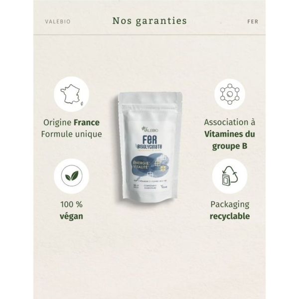Fer Bisglycinate - 30 gélules
