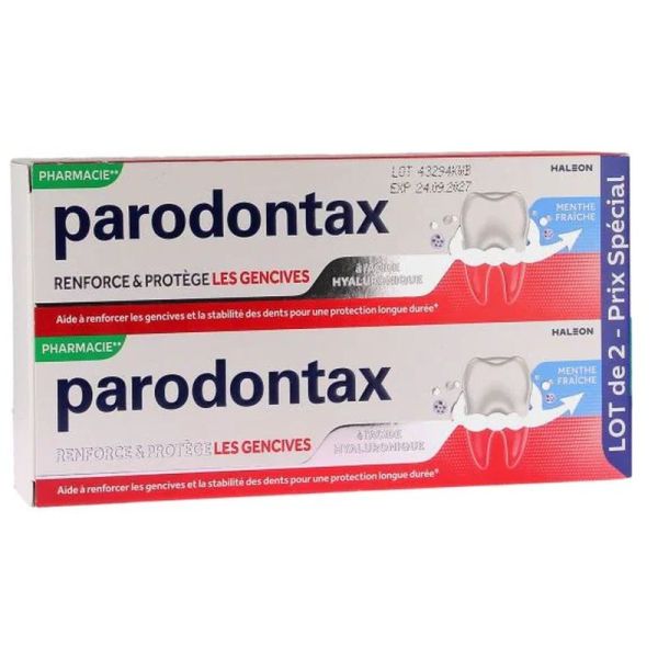 Dentifrice renforce et protege les gencives - 2 x 75 ml