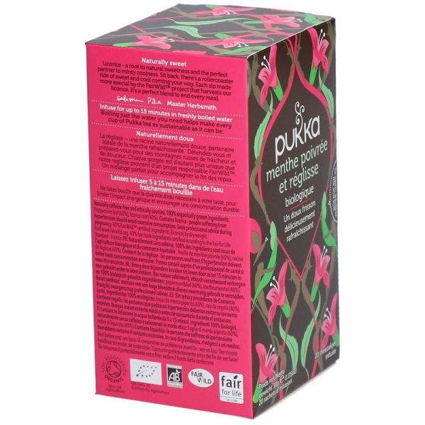 Infusion Menthe Poivrée et Réglisse - 20 sachets