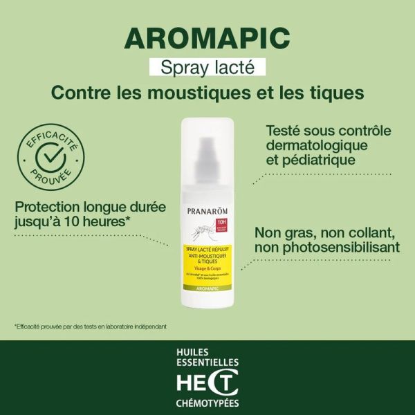 Spray lacté anti-moustiques et tiques - 100 mL