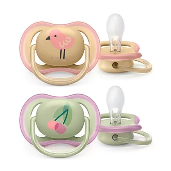 Sucette Ultra Air +18 mois Elephant Love - Lot de 2