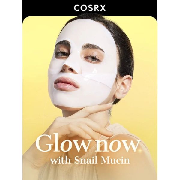 Advanced Snail Mucin Glass Glow Hydrogel Mask - 3 masques