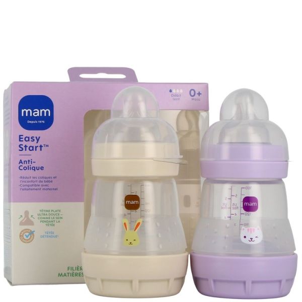 Easy Start - Biberon anti-colique Dune Débit 2 - 260 mL