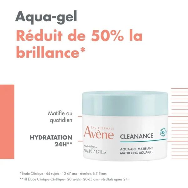 Aqua-gel matifiant CLEANANCE - 50 ml