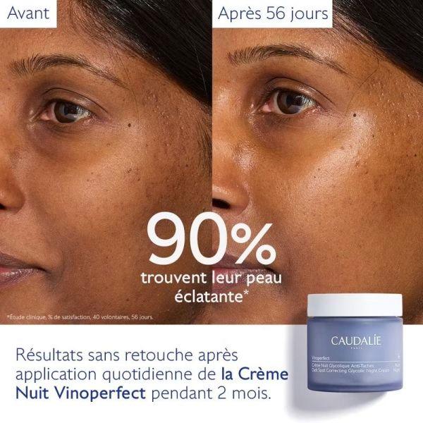 Vinoperfect Creme Nuit Anti-Taches a la Viniferine et Acide Glycolique - 50 ml