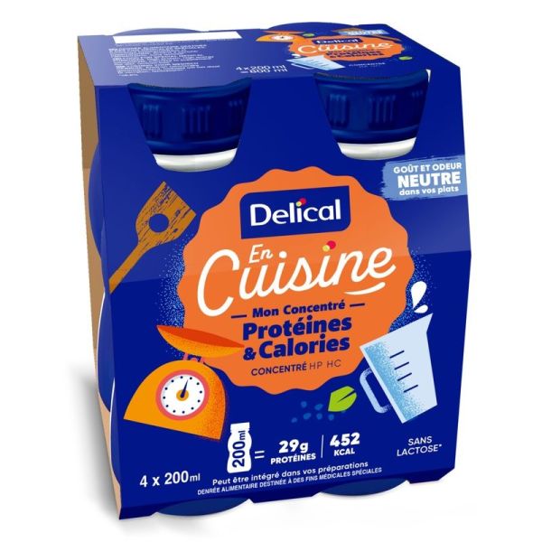 Mon Concentré Protéines & Calories En Cuisine - Neutre - 4 x 200 ml