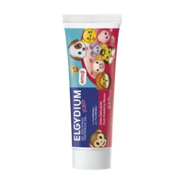 Kids Emoji dentifrice protection caries fraise 3/6 ans 50ml