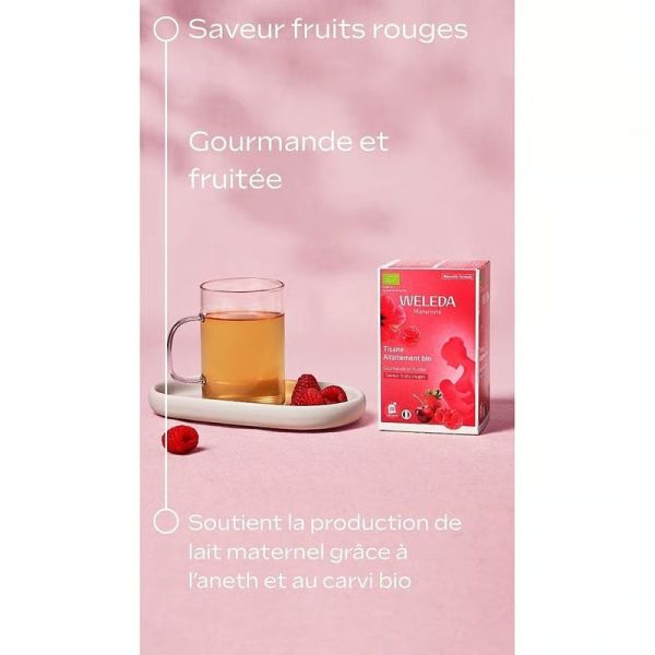 Tisane Allaitement bio Fruits rouges Maternité - Duo - 2 boîtes de 20 sachets