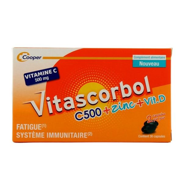 Vitamine C 500 mg - 24 comprimés à croquer