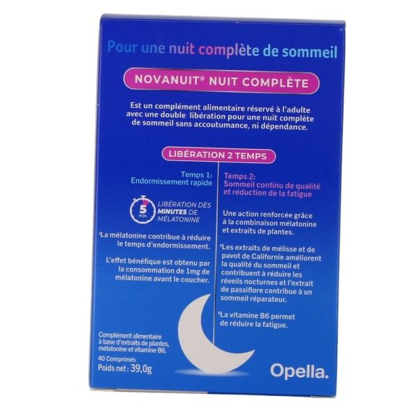 Nuit complète 1,9 mg - 40 comprimés