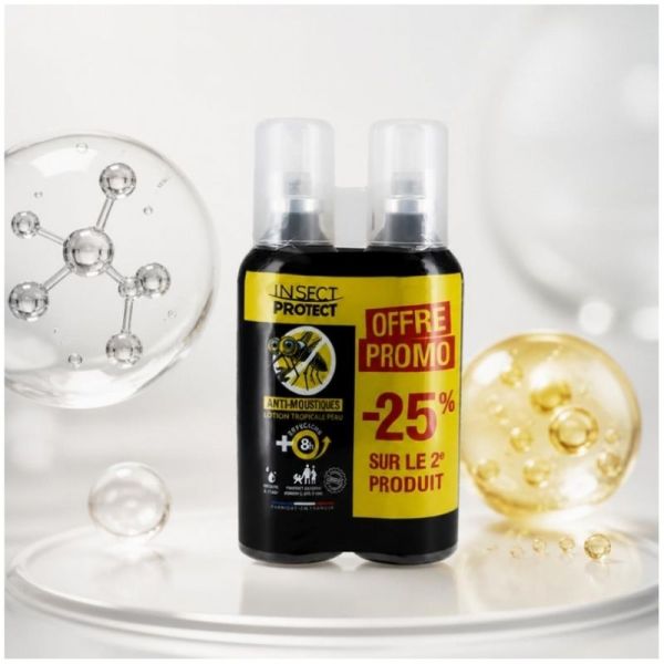 Anti-Moustiques Lotion Tropicale Peau - 2 x 75 ml