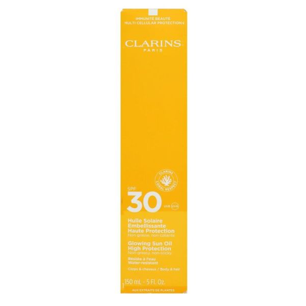 Huile solaire embellissante haute protection corps SPF30 150ml