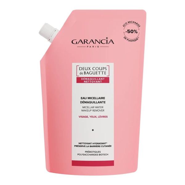 Recharge Eau Micellaire Démaquillante Deux Coups de Baguette - 400 ml