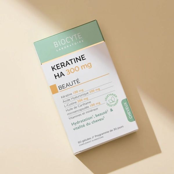 Keratine HA 300 mg - 60 gélules