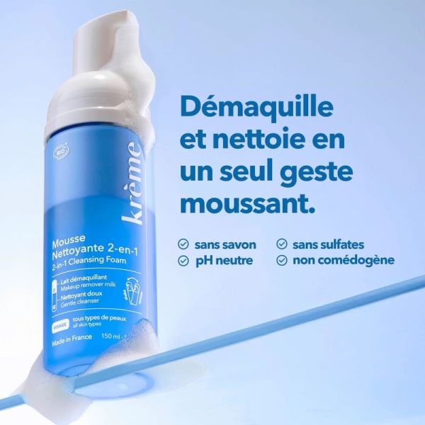 Mousse Nettoyante 2-en-1 Duo - 2 x 150 ml