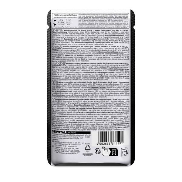 Belcando - Sachet Fraicheur : Senior 125G