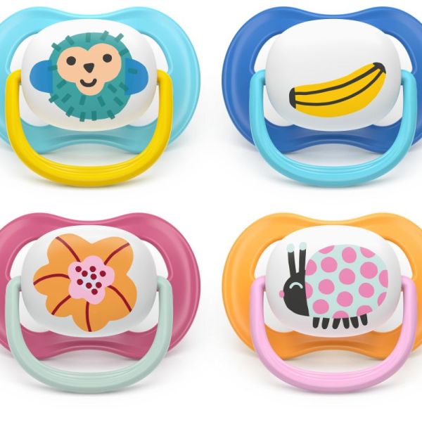 Avent Sucet Ultra Air 6-18M Mixte Deco
