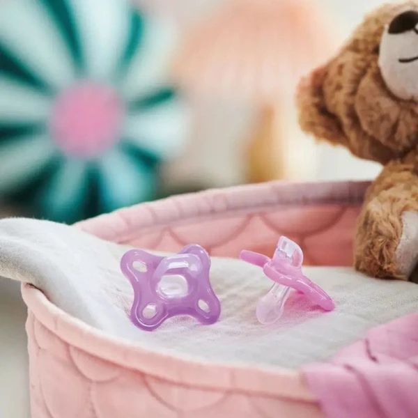 Comfort Sucette symétrique silicone - 2-12 mois - Lot de 2