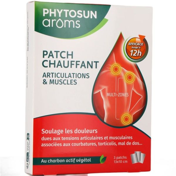 Patch Chauffant Articulations Et Muscles - 3 patchs
