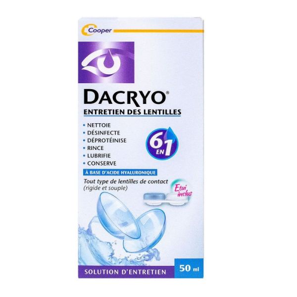 Dacryo Entretien Lentilles 50Ml